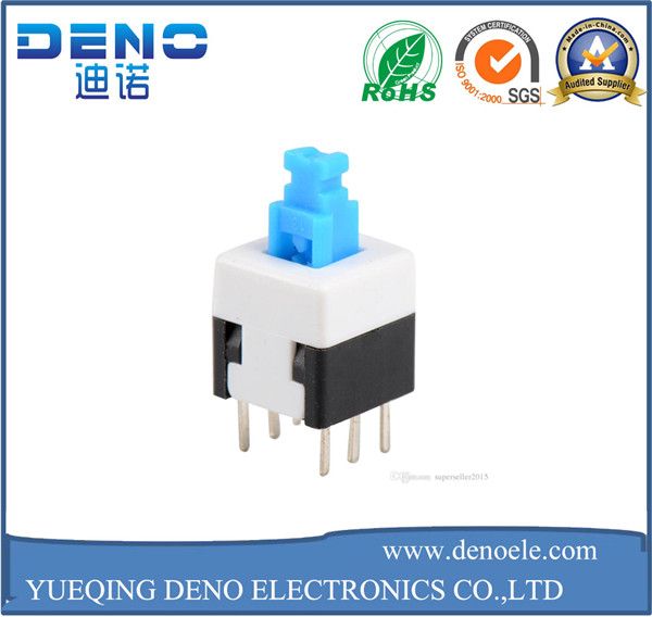 Flat Cap Unlock Self Locking Switch